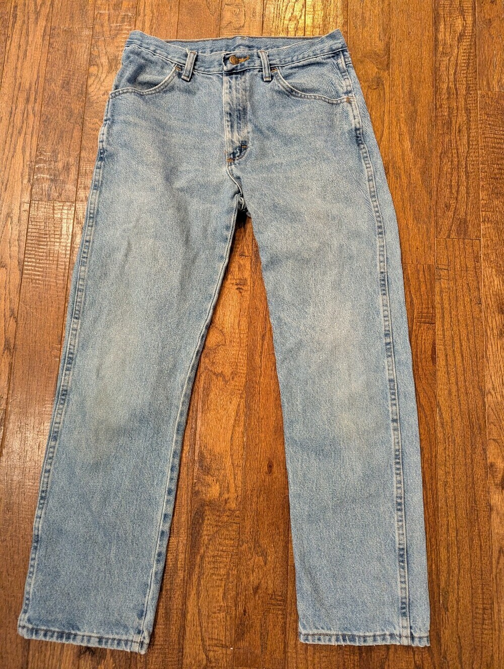 Vintage 80s Rustler Jeans Naturally Distressed 100% Cotton Mens Unisex 32/30
